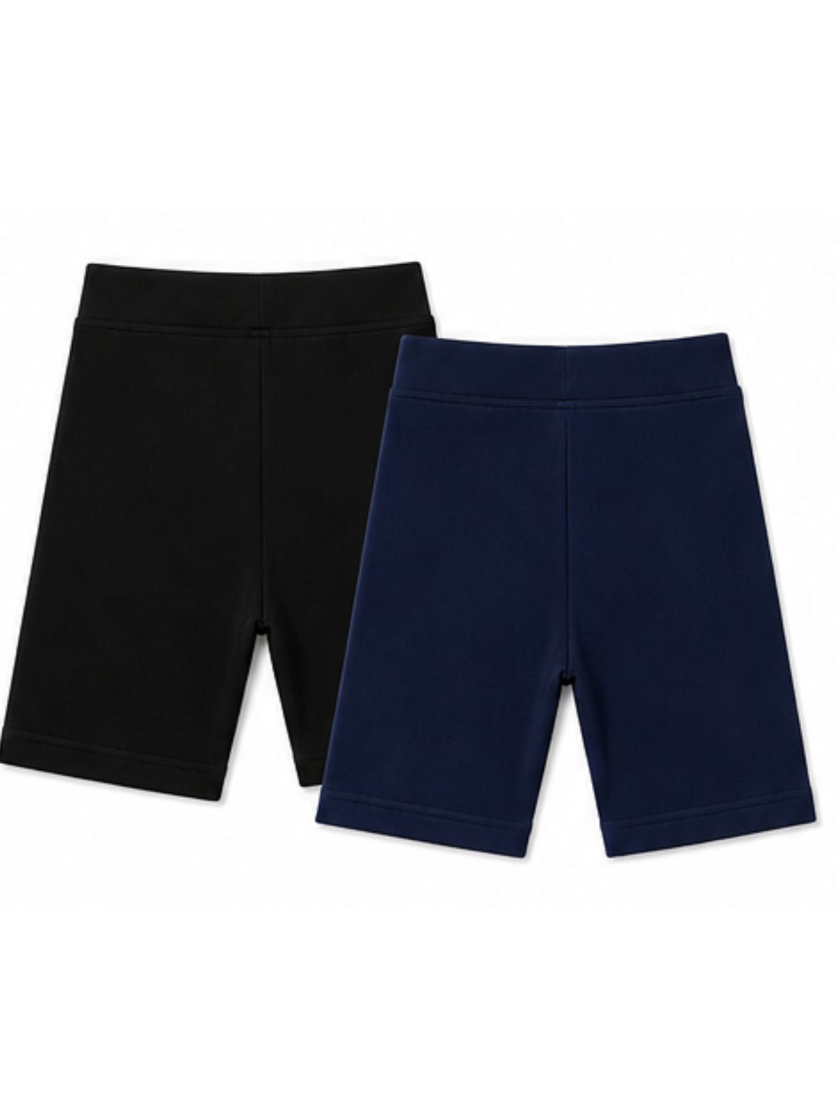 Kidello Girls Cotton Lycra Cycling Shorts Pack of 2