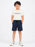 Kidello Boys Cotton High GSM Shorts | Regular Fit | Soft & Breathable | Elastic Waist with Drawstring | Everyday Casual Shorts