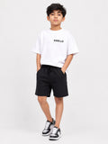 Kidello Boys Cotton High GSM Shorts | Regular Fit | Soft & Breathable | Elastic Waist with Drawstring | Everyday Casual Shorts