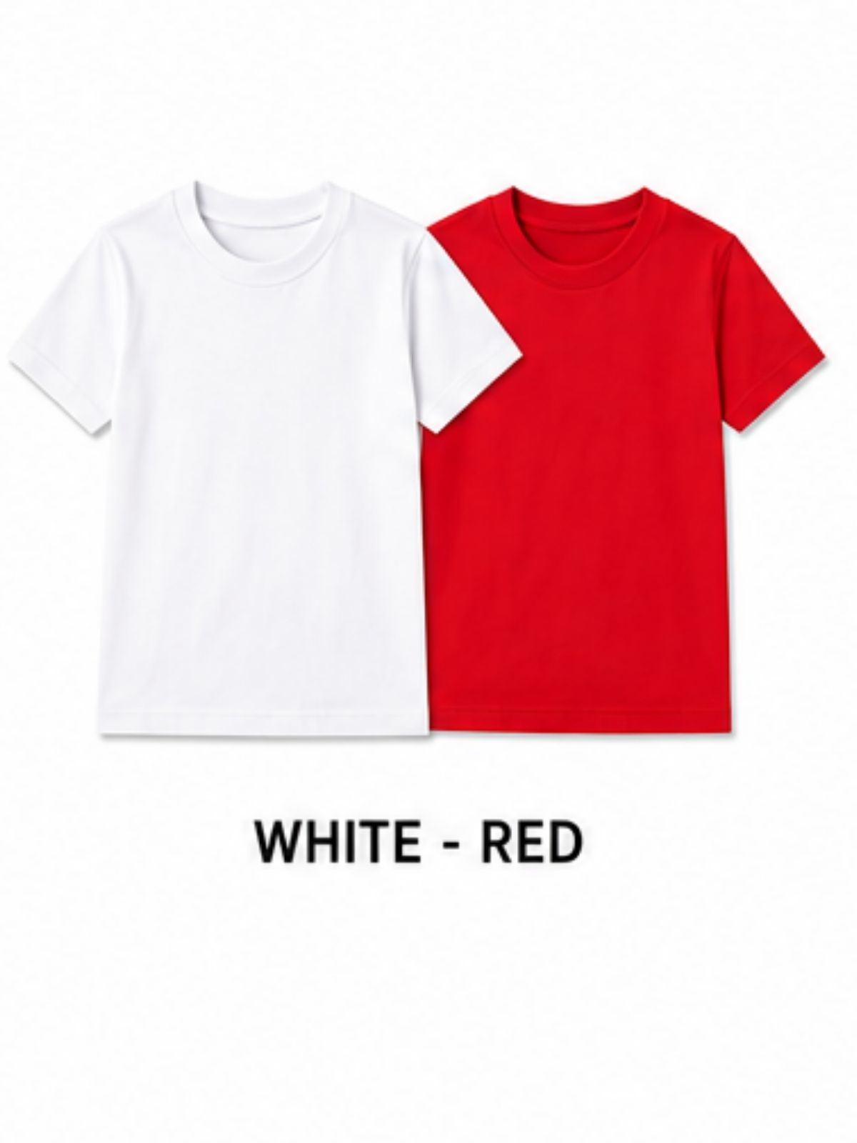 KIDELLO Boys Pure Cotton Round Neck T-Shirt | Soft Breathable Casual Wear for Kids | Regular Fit Half Sleeve Tee (Pack of 2)