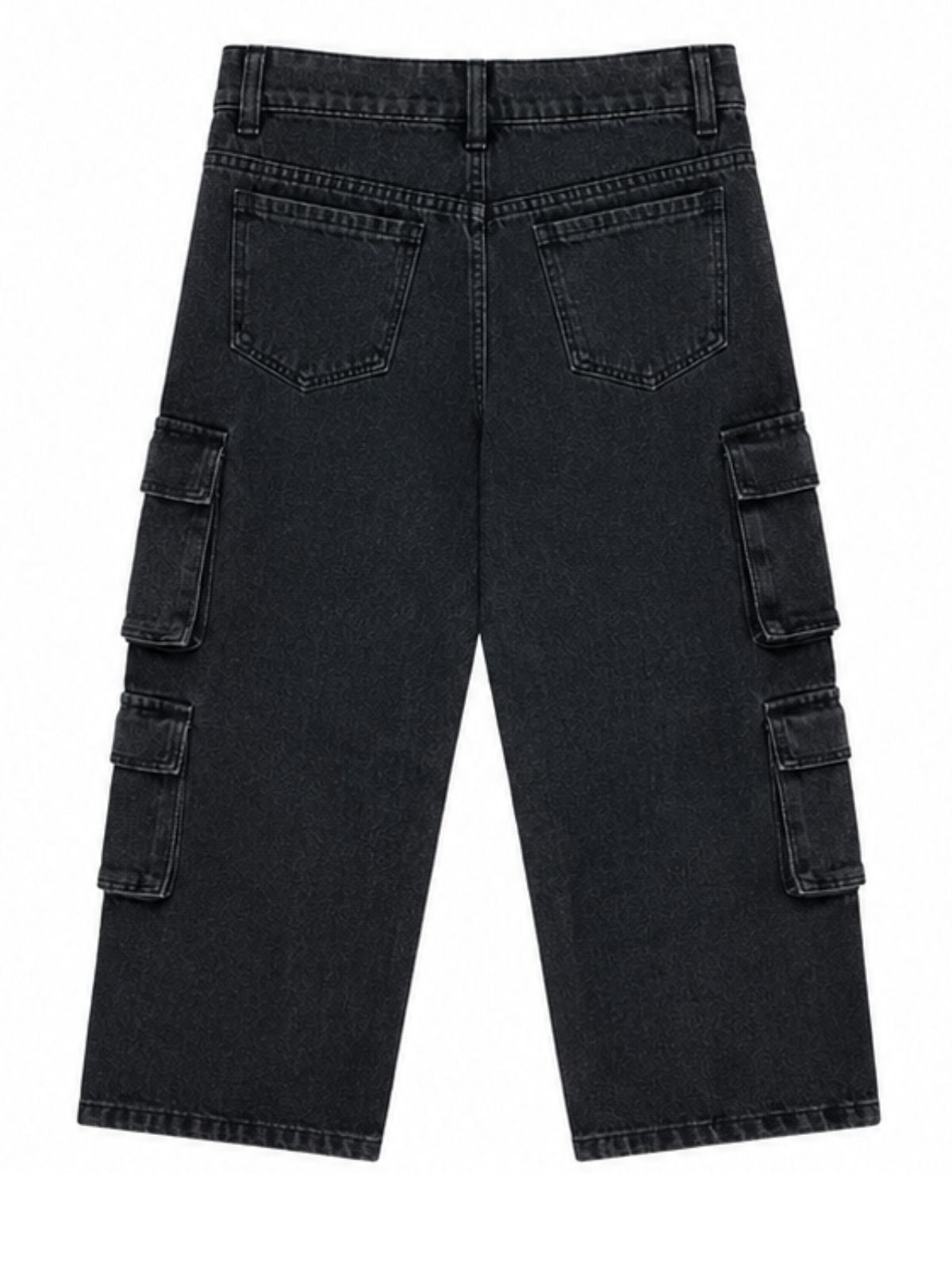 Kidello Kids Baggy Jeans | Relaxed Fit Cargo Denim Jeans