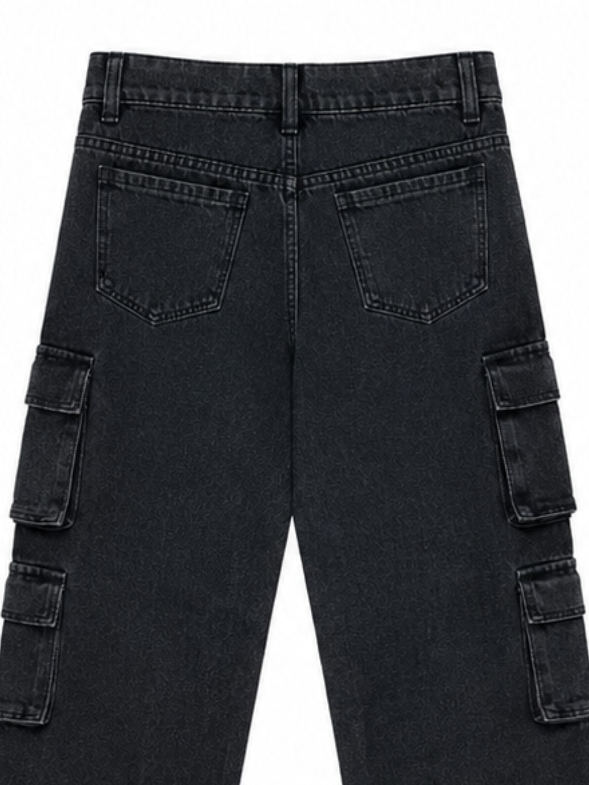 Kidello Kids Baggy Jeans | Relaxed Fit Cargo Denim Jeans