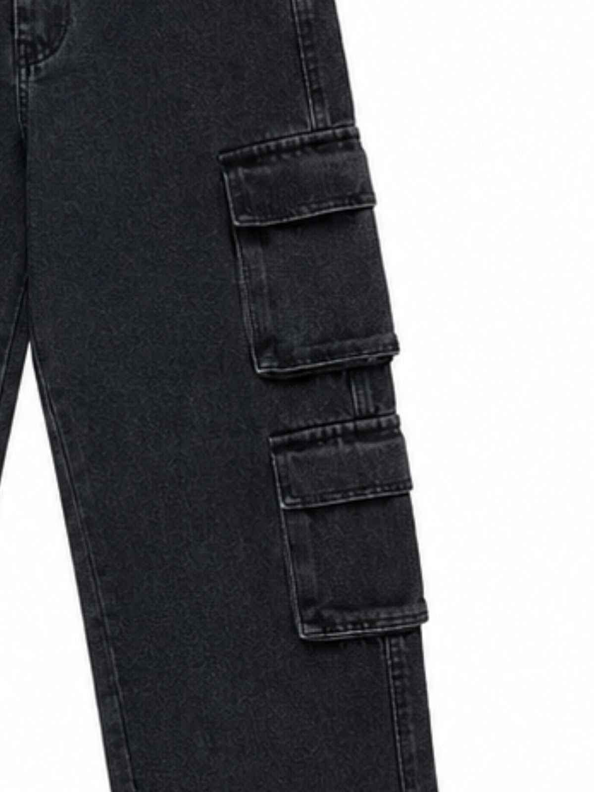 Kidello Kids Baggy Jeans | Relaxed Fit Cargo Denim Jeans