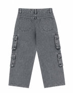 Kidello Kids Baggy Jeans | Relaxed Fit Cargo Denim Jeans