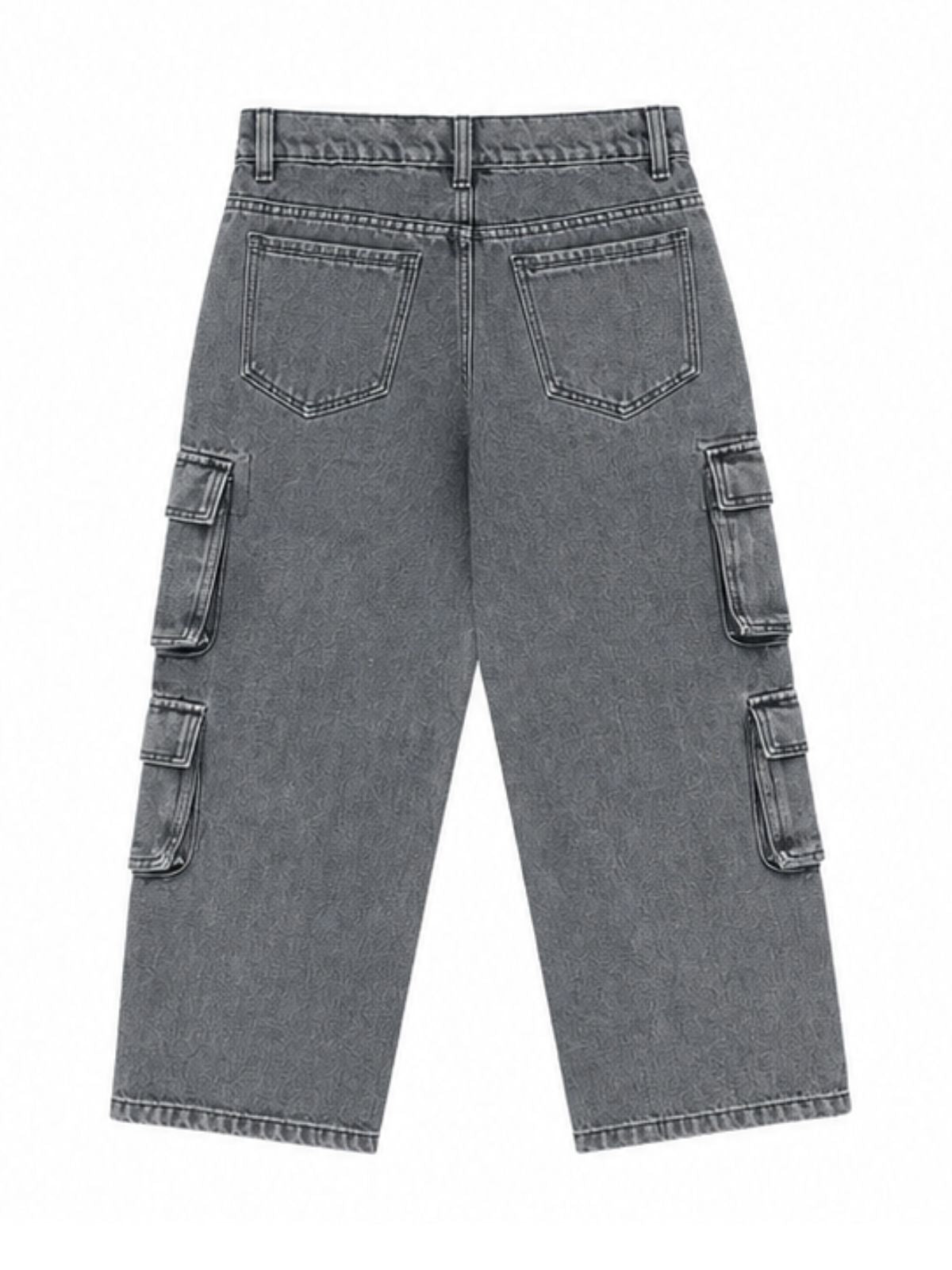 Kidello Kids Baggy Jeans | Relaxed Fit Cargo Denim Jeans