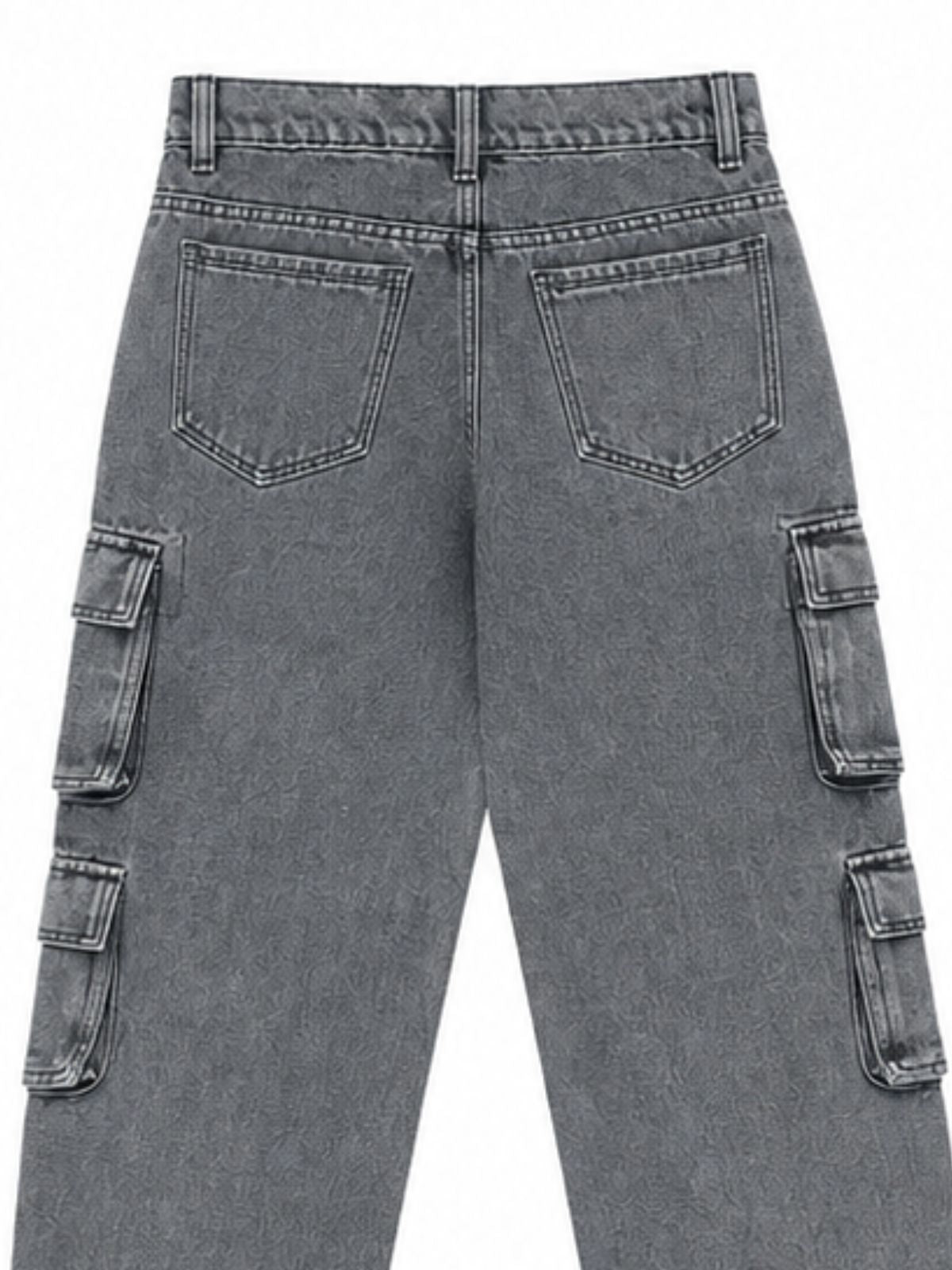 Kidello Kids Baggy Jeans | Relaxed Fit Cargo Denim Jeans