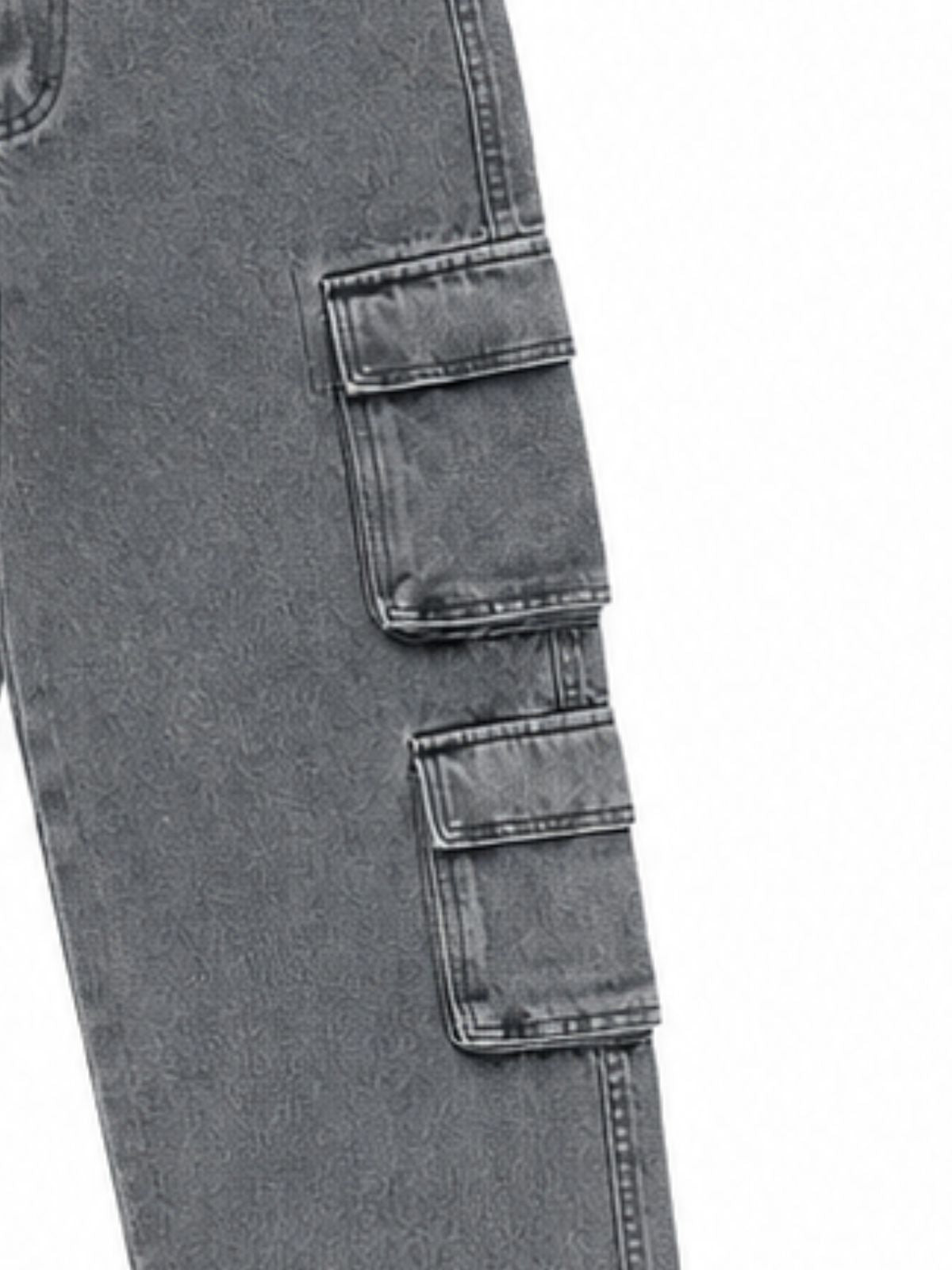 Kidello Kids Baggy Jeans | Relaxed Fit Cargo Denim Jeans