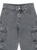 Kidello Kids Baggy Jeans | Relaxed Fit Cargo Denim Jeans