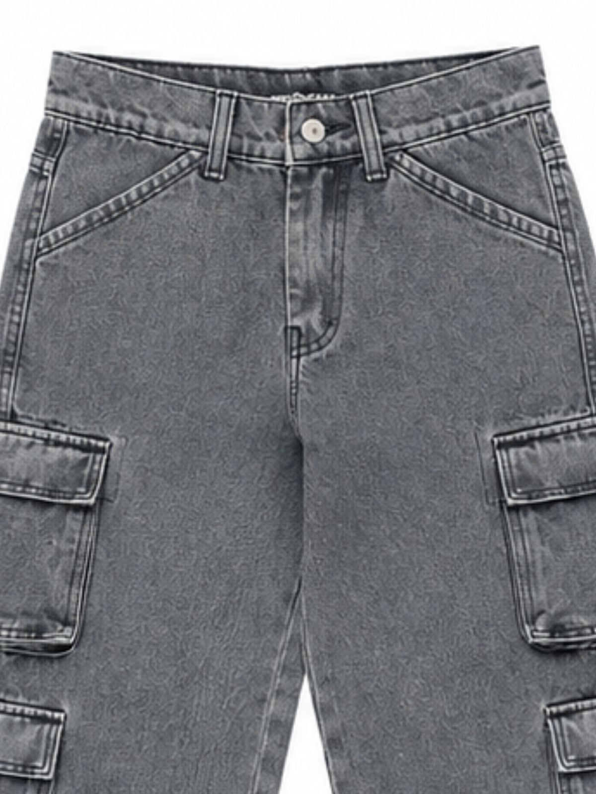Kidello Kids Baggy Jeans | Relaxed Fit Cargo Denim Jeans