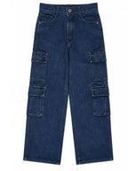 Kidello Kids Baggy Jeans | Relaxed Fit Cargo Denim Jeans