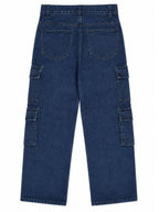 Kidello Kids Baggy Jeans | Relaxed Fit Cargo Denim Jeans