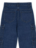 Kidello Kids Baggy Jeans | Relaxed Fit Cargo Denim Jeans