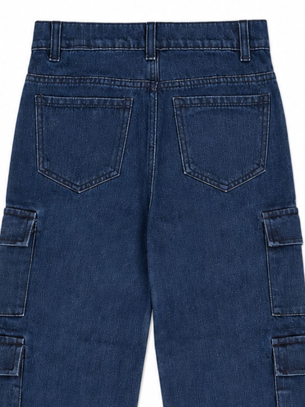 Kidello Kids Baggy Jeans | Relaxed Fit Cargo Denim Jeans
