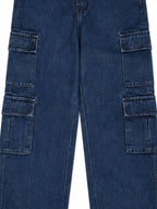 Kidello Kids Baggy Jeans | Relaxed Fit Cargo Denim Jeans