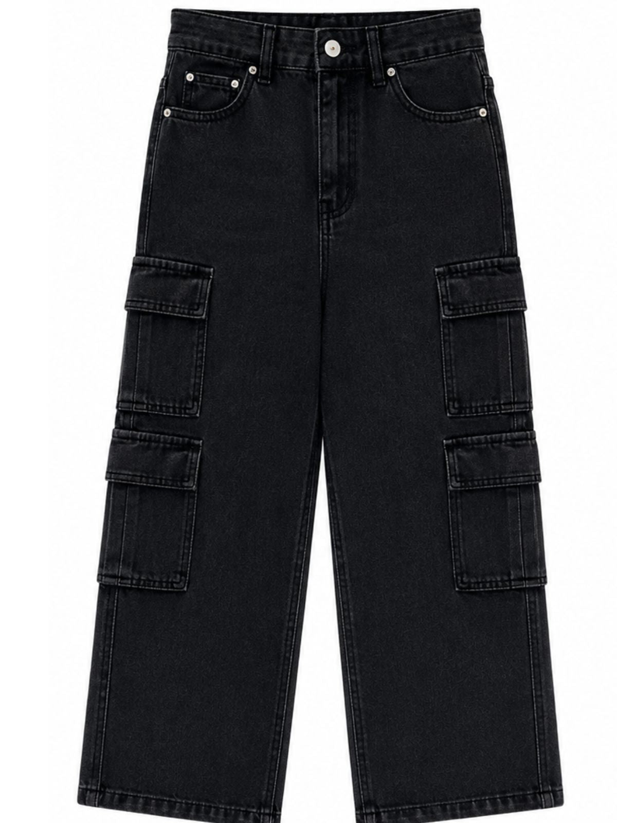 Kidello Kids Baggy Jeans | Relaxed Fit Cargo Denim Jeans