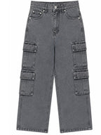 Kidello Kids Baggy Jeans | Relaxed Fit Cargo Denim Jeans