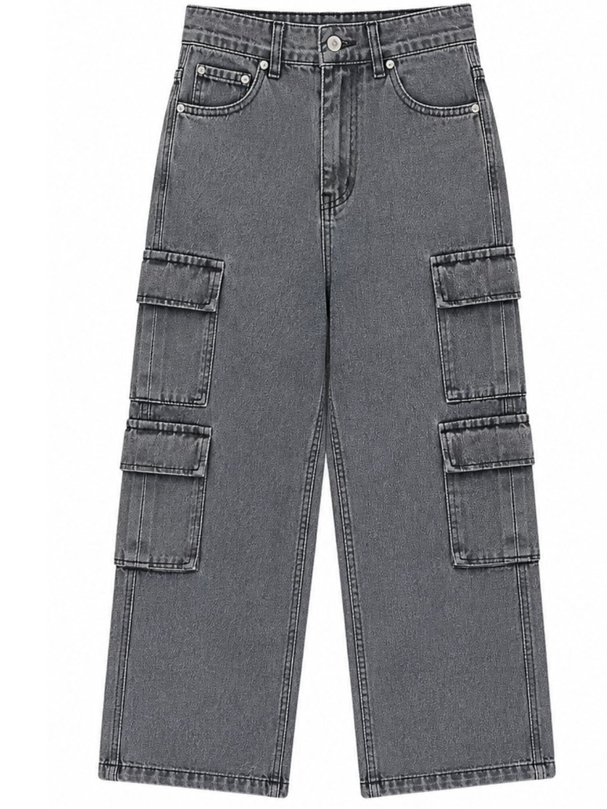Kidello Kids Baggy Jeans | Relaxed Fit Cargo Denim Jeans