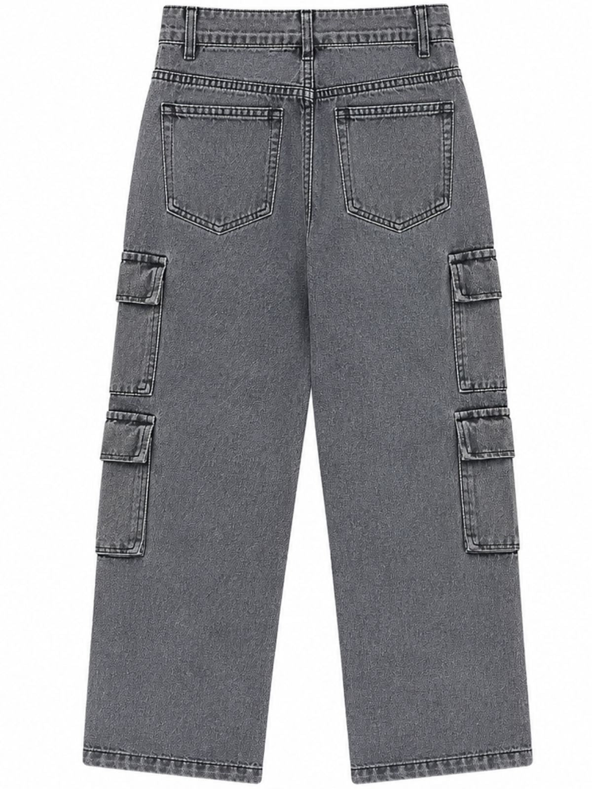 Kidello Kids Baggy Jeans | Relaxed Fit Cargo Denim Jeans
