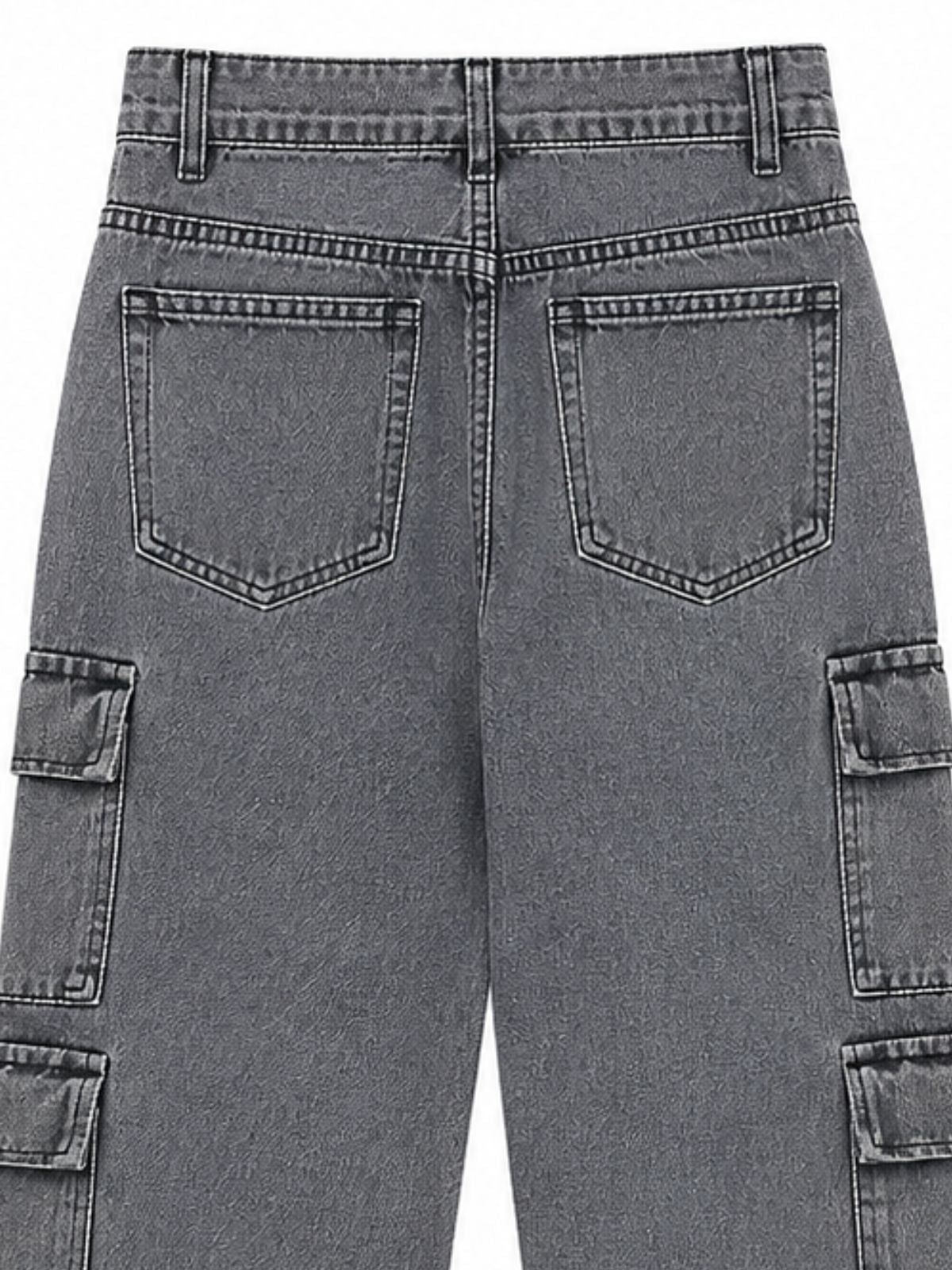 Kidello Kids Baggy Jeans | Relaxed Fit Cargo Denim Jeans