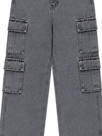 Kidello Kids Baggy Jeans | Relaxed Fit Cargo Denim Jeans