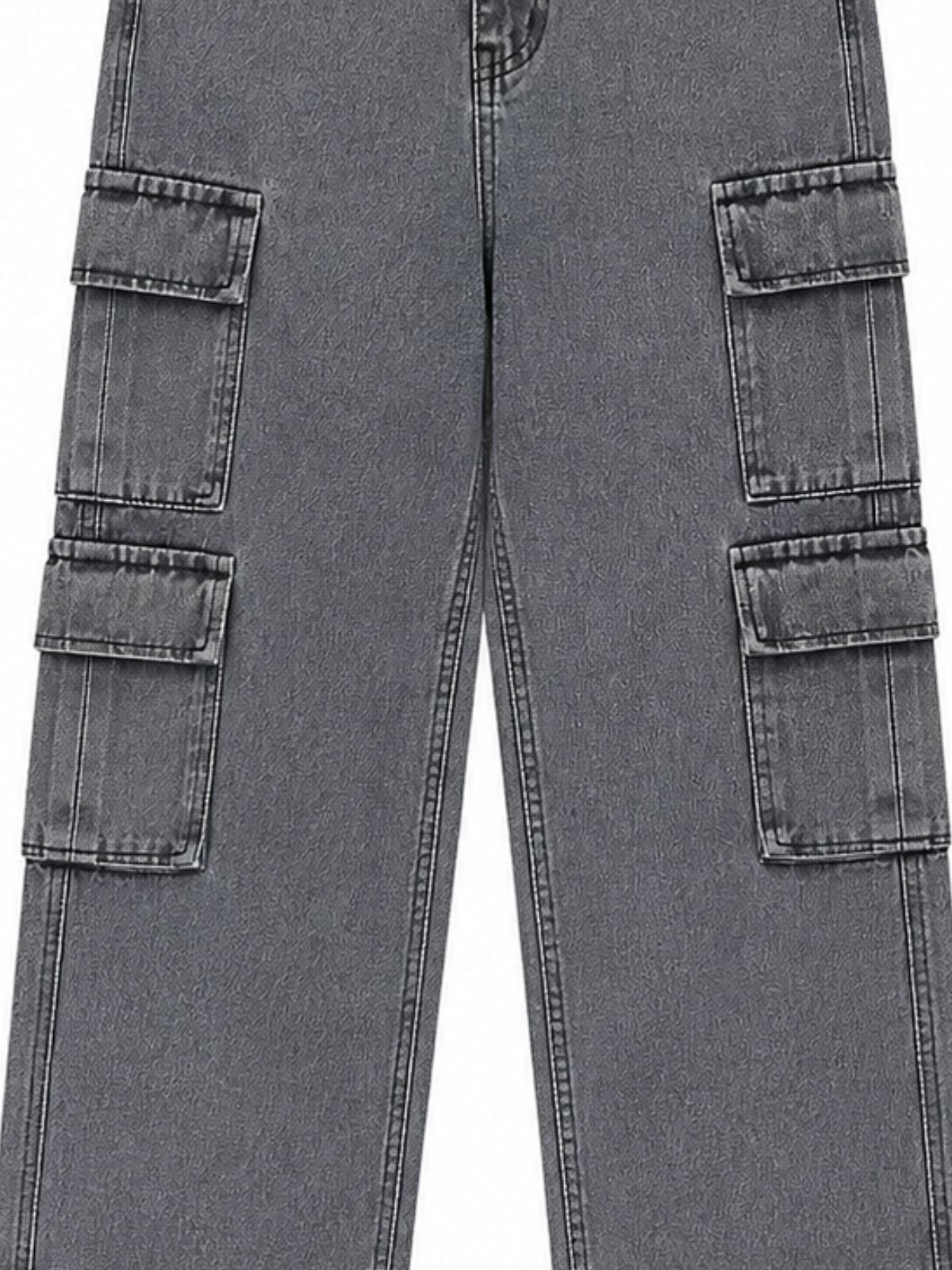 Kidello Kids Baggy Jeans | Relaxed Fit Cargo Denim Jeans