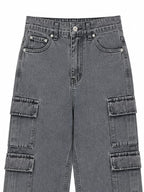 Kidello Kids Baggy Jeans | Relaxed Fit Cargo Denim Jeans