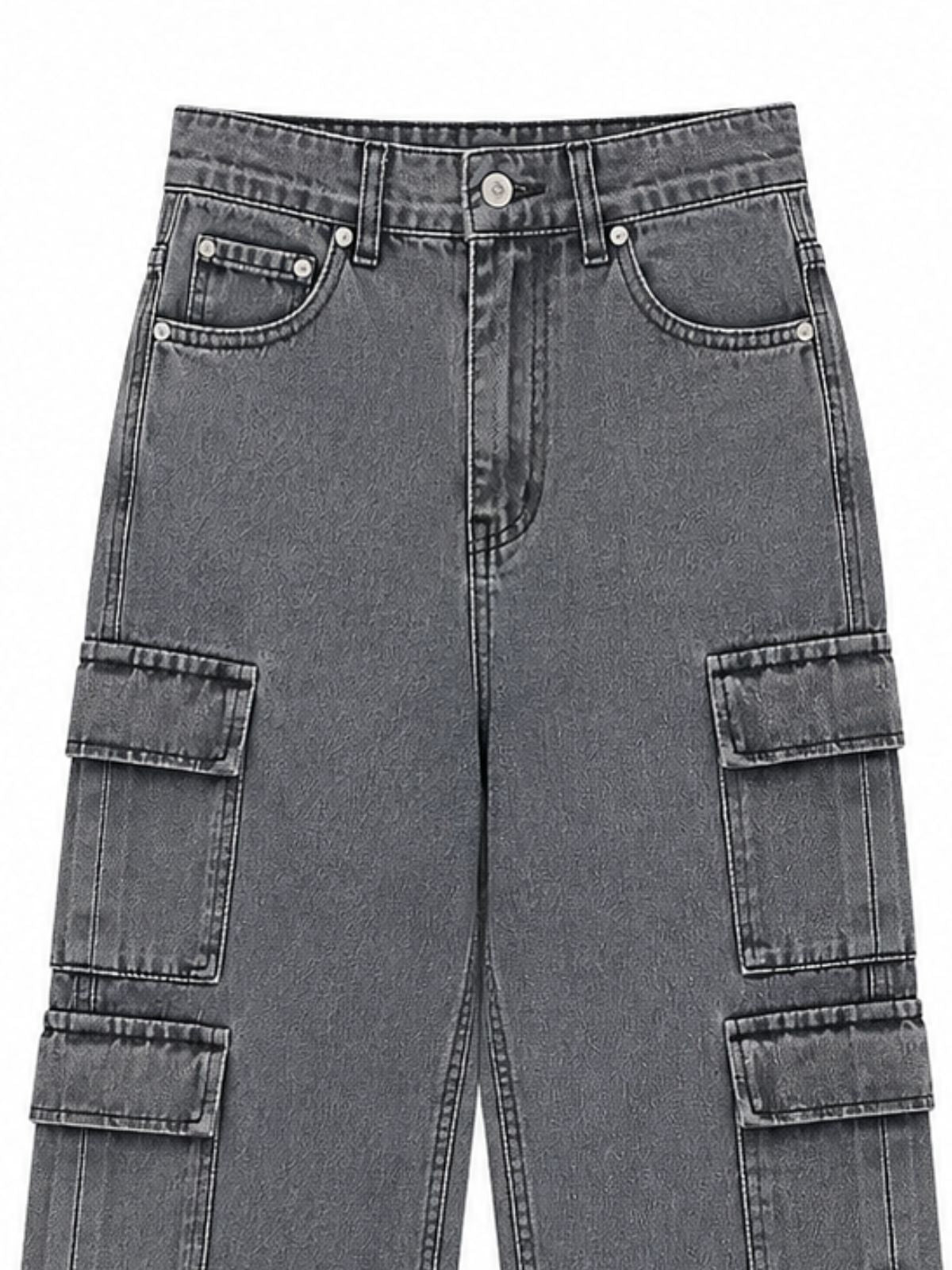 Kidello Kids Baggy Jeans | Relaxed Fit Cargo Denim Jeans