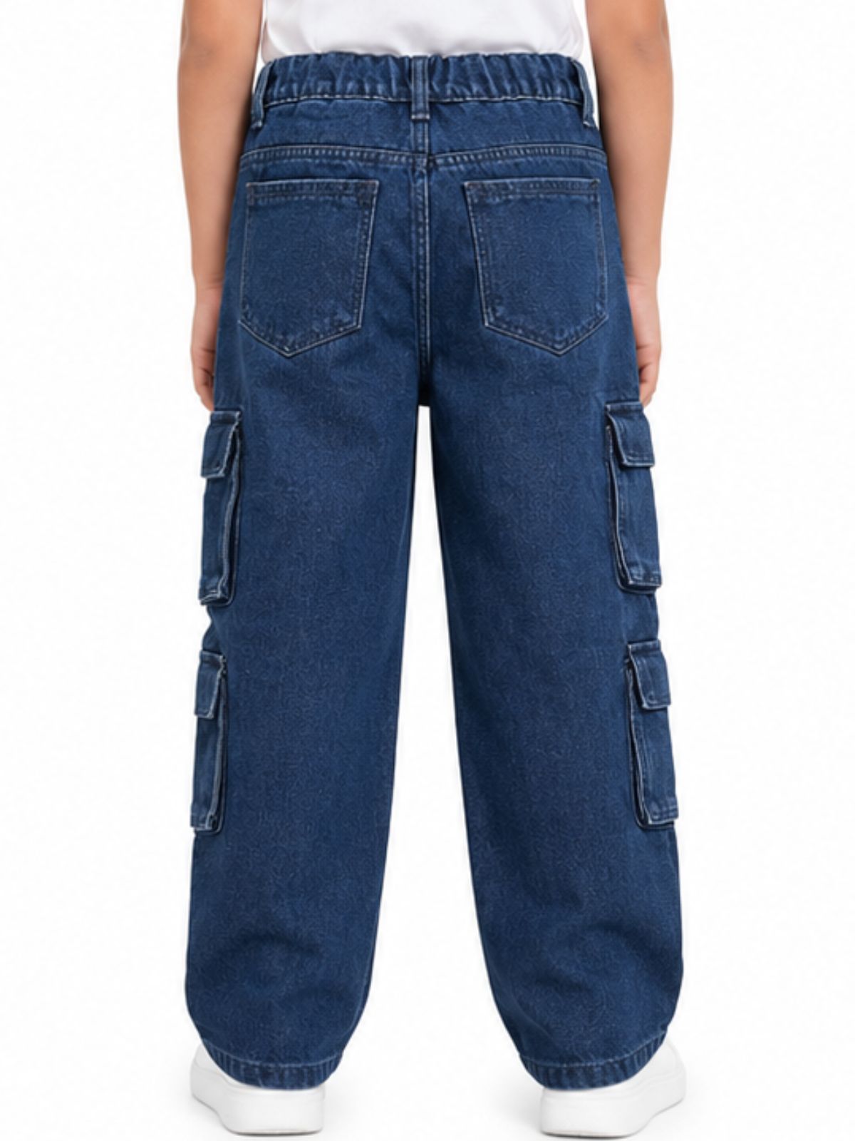 Kidello Kids Baggy Jeans | Relaxed Fit Cargo Denim Jeans