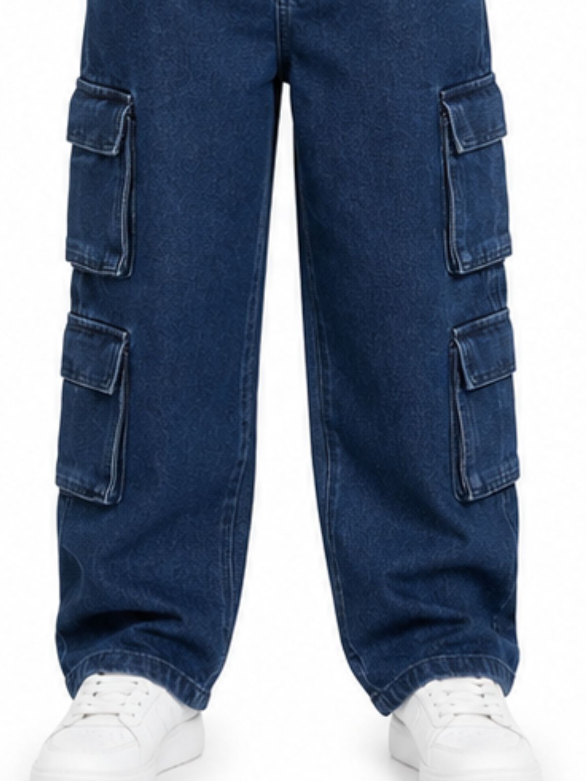 Kidello Kids Baggy Jeans | Relaxed Fit Cargo Denim Jeans
