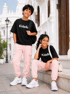 Kidello Kids Unisex Cargo Joggers | Relaxed Fit Cotton Jogger Pants