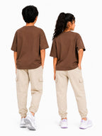 Kidello Kids Unisex Cargo Joggers | Relaxed Fit Cotton Jogger Pants
