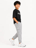 Kidello Kids Unisex Cargo Joggers | Relaxed Fit Cotton Jogger Pants