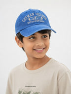 Kidello Kids Vintage Baseball Cap | Adjustable Cotton Sun Cap | Stylish Embroidered Casual Cap for Boys & Girls (11–14 Years)