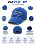Kidello Kids Vintage Baseball Cap | Adjustable Cotton Sun Cap | Stylish Embroidered Casual Cap for Boys & Girls (11–14 Years)