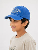 Kidello Kids Vintage Baseball Cap | Adjustable Cotton Sun Cap | Stylish Embroidered Casual Cap for Boys & Girls (11–14 Years)