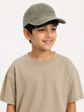 Kidello Kids Vintage Baseball Cap | Adjustable Cotton Sun Cap | Stylish Embroidered Casual Cap for Boys & Girls (11–14 Years)