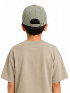 Kidello Kids Vintage Baseball Cap | Adjustable Cotton Sun Cap | Stylish Embroidered Casual Cap for Boys & Girls (11–14 Years)
