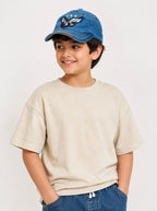 Kidello Kids Vintage Baseball Cap | Adjustable Cotton Sun Cap | Stylish Embroidered Casual Cap for Boys & Girls (11–14 Years)