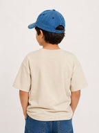 Kidello Kids Vintage Baseball Cap | Adjustable Cotton Sun Cap | Stylish Embroidered Casual Cap for Boys & Girls (11–14 Years)