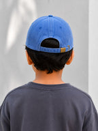 Kidello Kids Vintage Baseball Cap | Adjustable Cotton Sun Cap | Stylish Embroidered Casual Cap for Boys & Girls (11–14 Years)