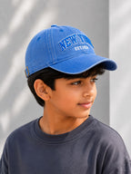 Kidello Kids Vintage Baseball Cap | Adjustable Cotton Sun Cap | Stylish Embroidered Casual Cap for Boys & Girls (11–14 Years)