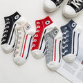 KIDELLO Kids Sneaker Design Ankle Socks – Pack of 5