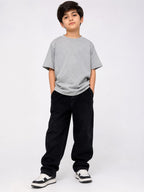 Kidello Boys Oversized Relaxed Fit Boxy T-Shirt | Premium High GSM Cotton | Soft & Breathable | Casual Everyday T-Shirt
