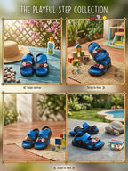 Kidello Kids Comfort Clogs | Lightweight Anti-Slip EVA Sandals with Cute Charms | Soft Cushioned Daily Wear