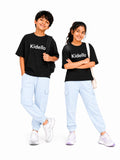 Kidello Kids Unisex Cargo Joggers | Relaxed Fit Cotton Jogger Pants