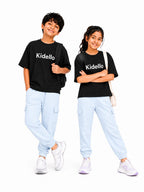 Kidello Kids Unisex Cargo Joggers | Relaxed Fit Cotton Jogger Pants