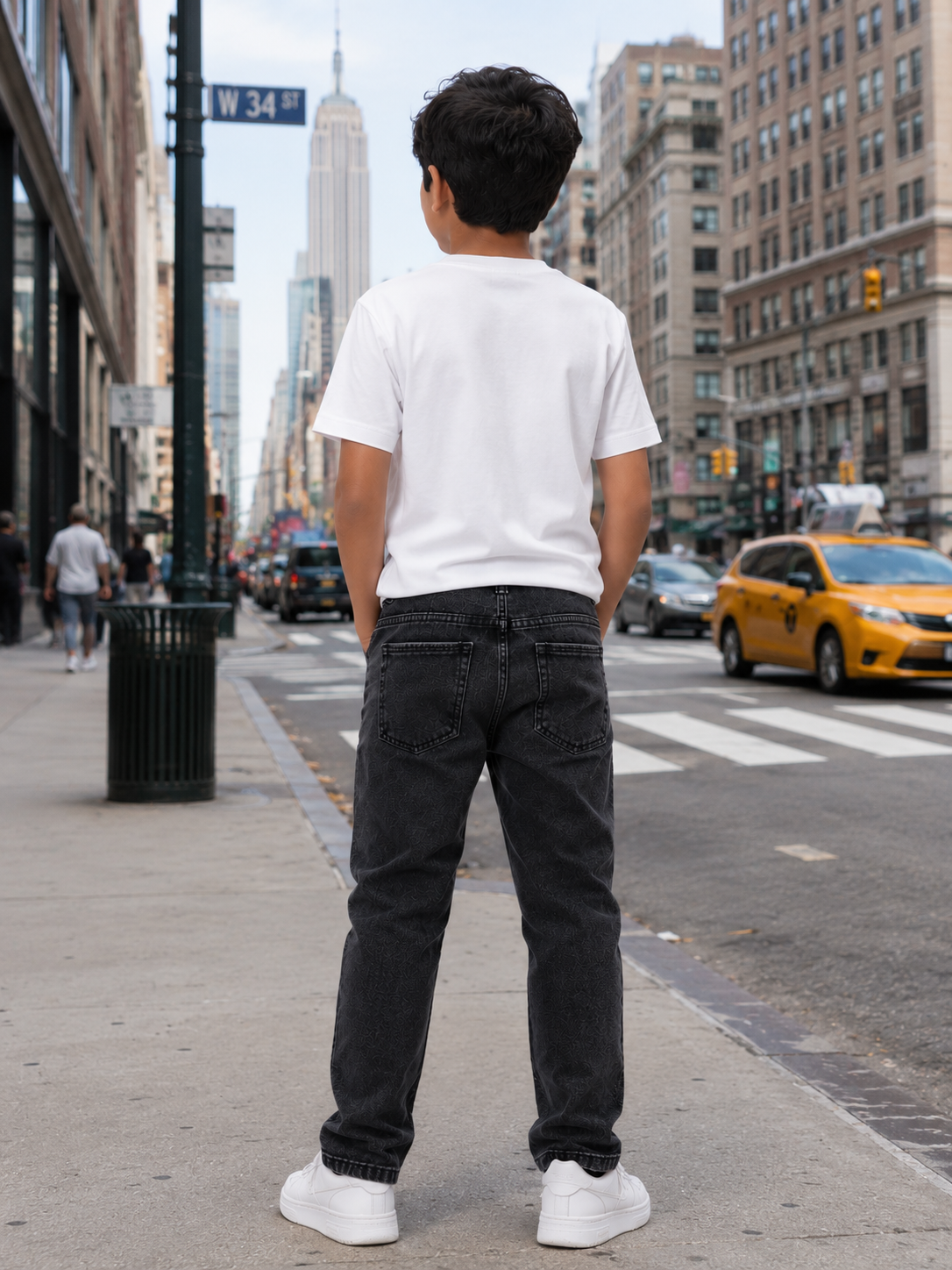 Kidello Boys Straight Fit Denim Jeans | Mid Rise