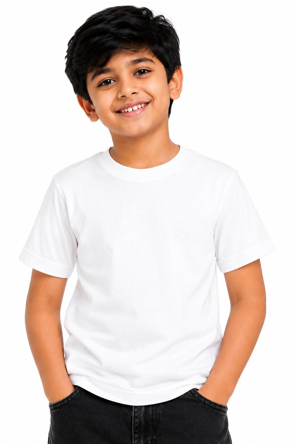 KIDELLO Boys Pure Cotton Round Neck T-Shirt | Soft Breathable Casual Wear for Kids | Regular Fit Half Sleeve Tee
