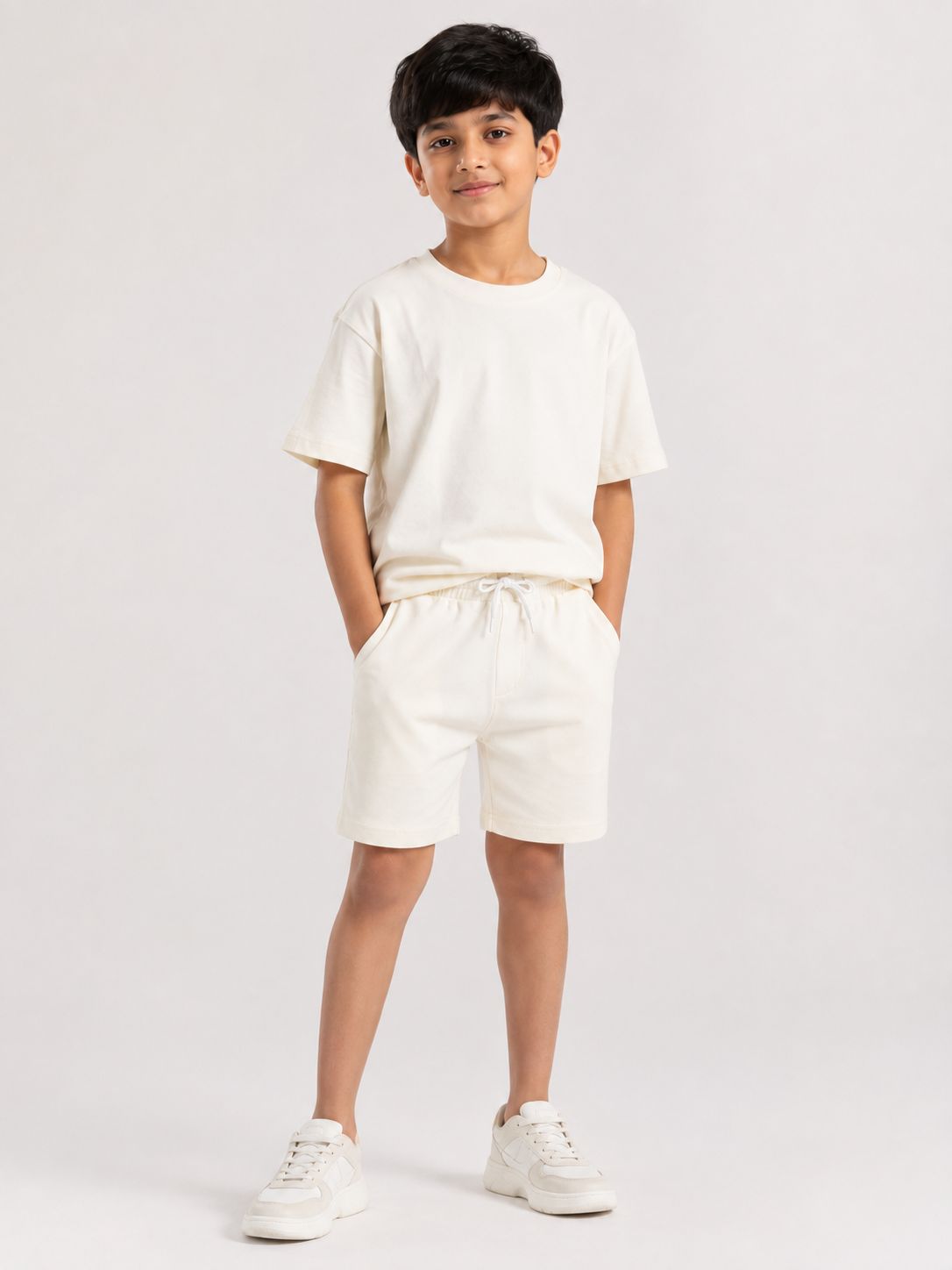 Kidello Boys Cotton Co-ord Set | Oversized T-Shirt & Shorts