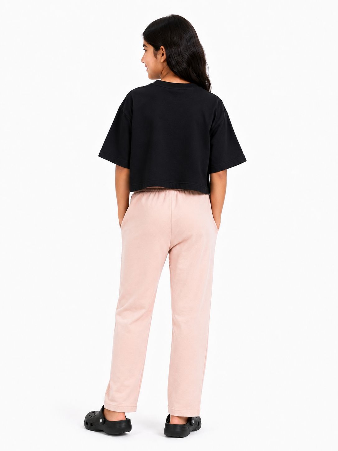 Kidello Girls Cotton Pyjama Track Pant | Soft & Breathable | Regular Fit | Everyday Lounge Wear | Elastic Waist with Drawstring